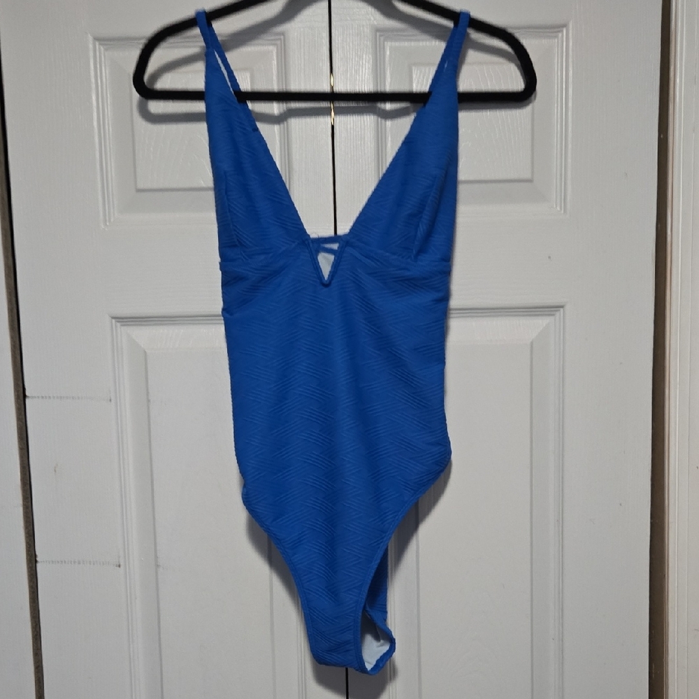 Cupshe Blue One Piece Swimsuit